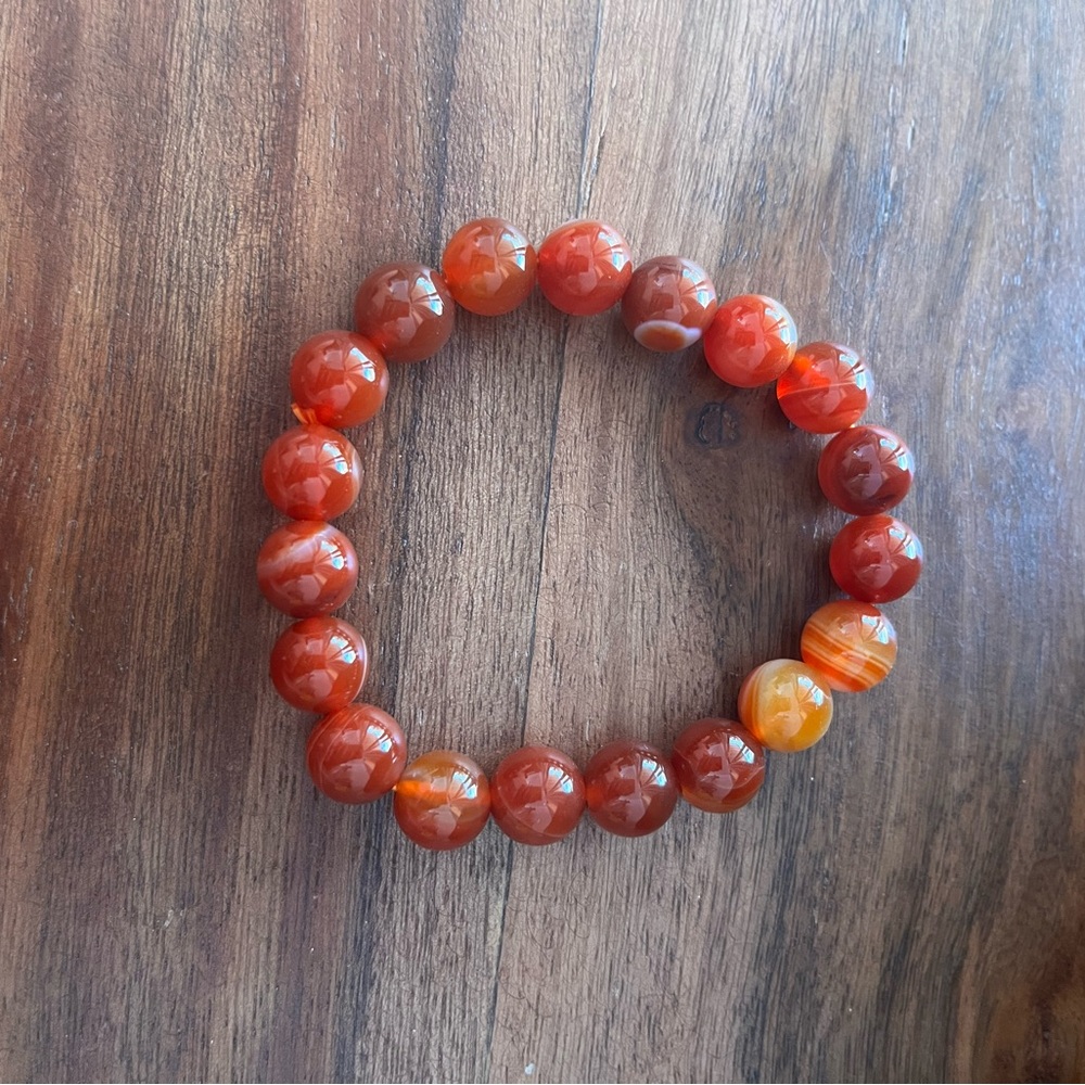 Carnelian Crystal Bracelet